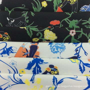 Printed 4-Way Stretch Polyester Garment Fabric/ Textiles Fabric